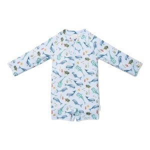 Little Dutch Swimsuit kostium z długim rękawem Ocean Sea Life - 98/104