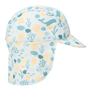 Czapeczka kąpielowa przeciwsłoneczna Seashells 2-4 lata, Little Dutch