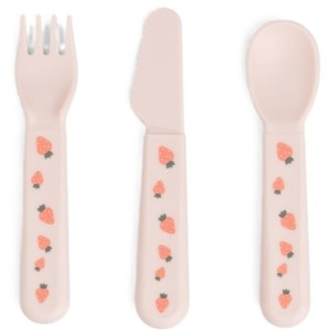 Sztućce dla dzieci Foodie Tiny Farm Powder, Done By Deer