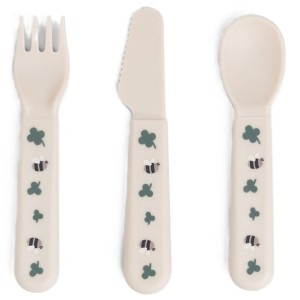 Sztućce dla dzieci Foodie Tiny Farm Sand, Done By Deer