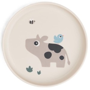 Talerzyk okrągły Foodie Krówka Tiny Farm Sand, Done By Deer