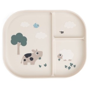 Talerzyk Dzielony Foodie Tiny Farm Sand, Done By Deer