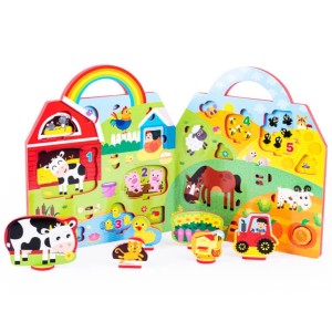 Puzzle dźwiękowe 3D - Dźwięki wokół nas  - Farma, Dumel Discovery