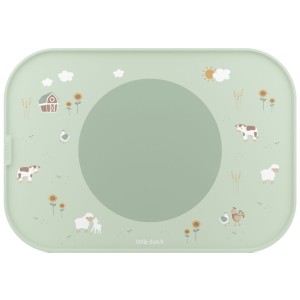 Taca antypoślizgowa do jedzenia dla dzieci Mio Little Farm, Mepal & Little Dutch