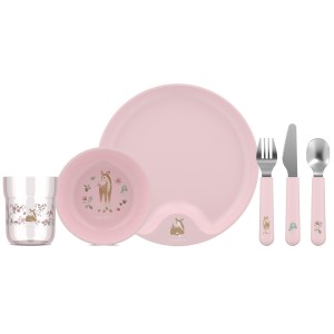 Zestaw obiadowy dziecięcy 6 elementów Mio Fairy Garden, Mepal & Little Dutch