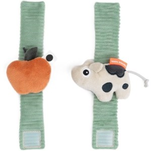 Zabawka - grzechotka na rączkę 2 szt. Krówka Dotti, Done By Deer