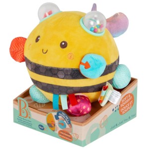 Zabawka - brzęcząca PSZCZÓŁKA sensoryczna Fuzzy Buzzy Bee, B.Toys
