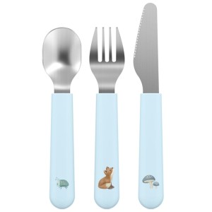 Sztućce dziecięce Mio Forest Friends, Mepal & Little Dutch