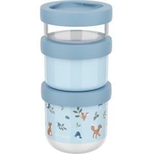 Zestaw pojemników na przekąski Forest Friends, Mepal & Little Dutch