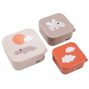 Zestaw pojemników na przekąski Happy Clouds Powder, Done By Deer