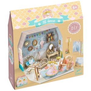 Zestaw artystyczny Zrób To Sam MI HOUSE - mini domek do składania ALBA, Djeco
