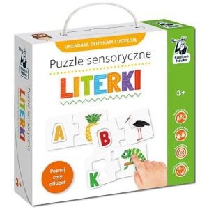 Puzzle sensoryczne Literki, Kapitan Nauka