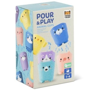 Zabawka Kąpielowa - Kubeczki Zwierzaczki, Tiger Tribe