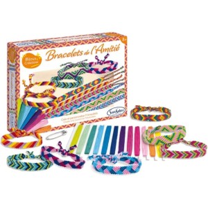 Zestaw do robienia biżuterii - plecione bransoletki przyjaźni, SentoSphere