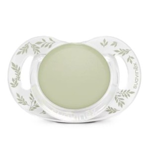 Smoczek fizjologiczny silikonowy SX Pro POETRY zielony 0-6 m, Suavinex