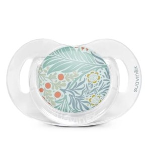 Smoczek fizjologiczny silikonowy SX Pro POETRY niebieski 18m+, Suavinex