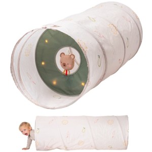 Świecący tunel do zabawy Glow & Go z Misiem, Taf Toys