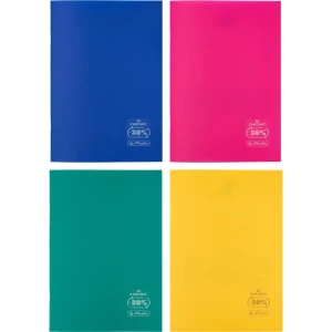 ZESZYT A5 KRATKA 60 KARTEK ECO PP COLORS 5 SZTUK, HERLITZ