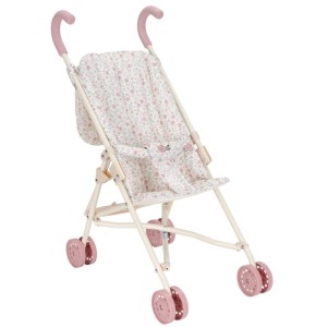 Składany wózek spacerówka dla lalek Beżowy, Little Dutch