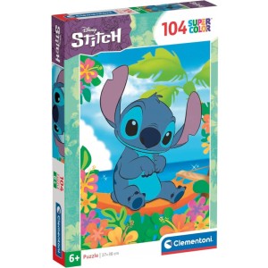 Puzzle Super Color Stitch 104 el. 6+, Clementoni