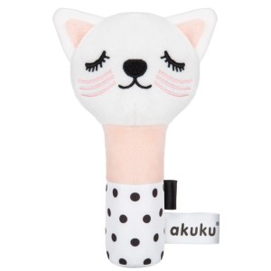 Zabawka piszczek Kotek, Akuku