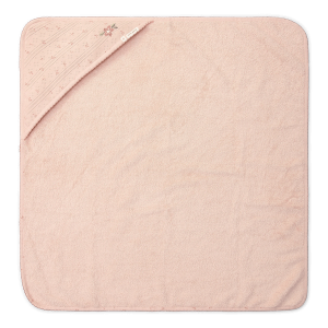 Little Dutch Bawełniany ręcznik z kapturem Pure Blossom 75 x 75 cm