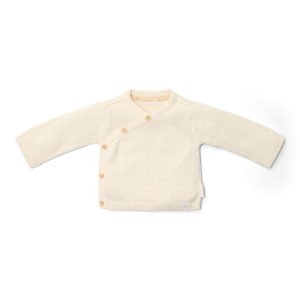 Little Dutch Kardigan kopertowy Off White - rozmiar 74