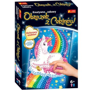 Obrazek z cekinów - Jednorożec, Ranok-Creative