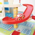 TV439-le-grand-garage-red-car-going-down-plastic-free-ramps.jpg