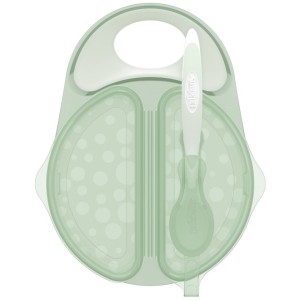 Miseczka z łyżeczką do karmienia w podróży, Dr Brown's