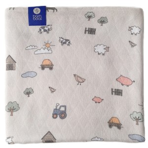 Pieluszka bambusowa 120x120 Rancho, Bamboo Line Texpol