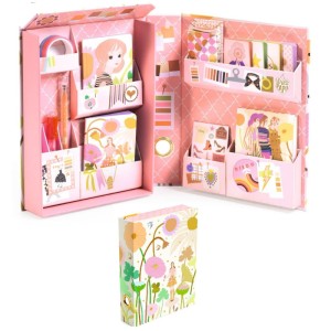 Segregator z zestawem papierniczym TINOU, Djeco