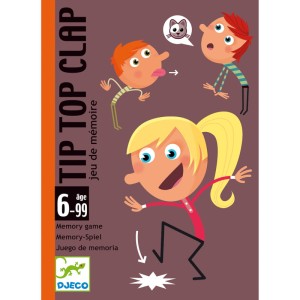 Pamięciowa gra karciana TIP TOP CLAP 6+, Djeco