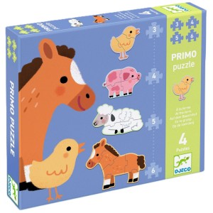 Puzzle progresywne FARMA 2+, Djeco