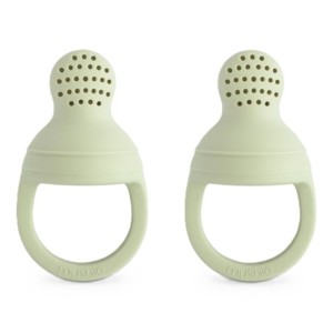 Silikonowy gryzak do przekąsek 2-pack Sage, Mushie