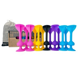 TOSSIT Pakiet Rodzinny - gra w rzutki z silikonowymi przyssawkami