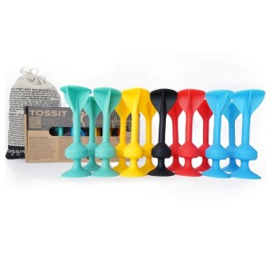 TOSSIT Pakiet Rodzinny - gra w rzutki z silikonowymi przyssawkami