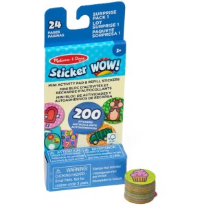STICKER WOW naklejki z mini książeczką - uzupełnienie SUPRISE, Melissa & Doug