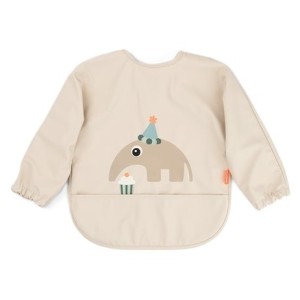 Śliniak z rękawami Celebration Sand 6m+, Done By Deer