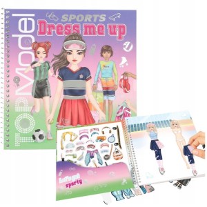 Zestaw z naklejkami Dress Me Up Sport, Top Model