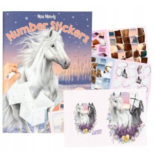 Naklejanie po numerach - Konie Miss Melody