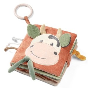 Książeczka miękka sensoryczna Krówka Cow Bingo, Babyono