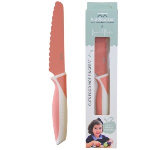 KiddiKutter - bezpieczny nóż do nauki krojenia dla dzieci PEACH