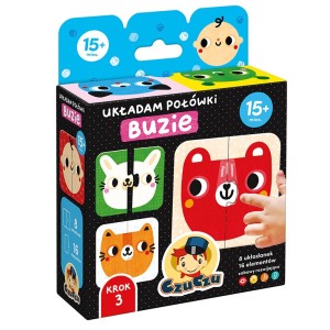 Czuczu puzzle -  Układam połówki Buzie 15m+