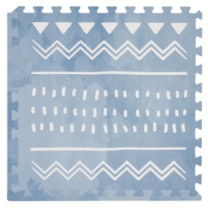 Mata piankowa - puzzle podłogowe 120x180 cm Boho Azure, Olya Kids