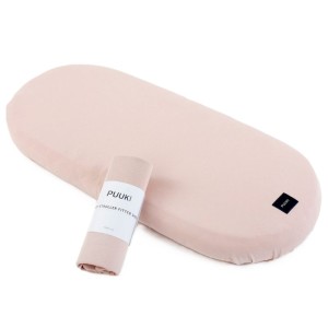 Prześcieradło do wózka Organic Pudrowy Różowy, PUUKI