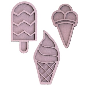 Sensokartony do wypełniania masami LODY