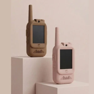 KidTooki - Video Walkie Talkie Pink & Brown, Kidinex
