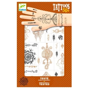 Tatuaże brokatowe ORIENTALNE WZORY, Djeco