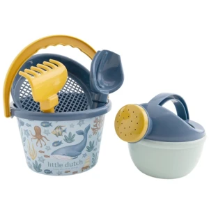 Zestaw plażowy zabawek do piasku 5 elementów Ocean World, Little Dutch